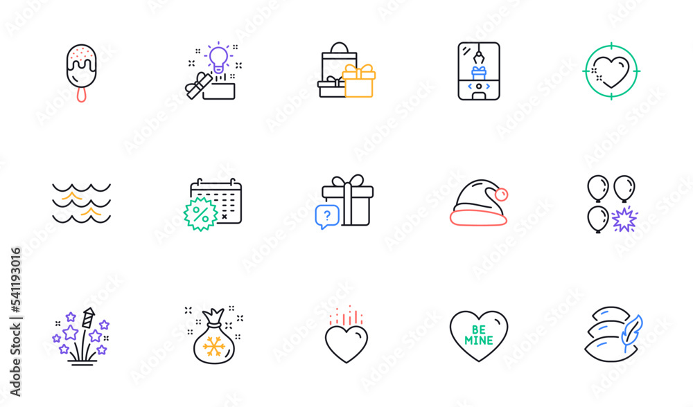 Crane claw machine, Heart and Fireworks stars line icons for website, printing. Collection of Pillow, Calendar discounts, Ice cream icons. Heart target, Be mine, Secret gift web elements. Vector Crane claw machine, Heart and Fireworks stars line icons for website, printing. Collection of Pillow, Calendar discounts, Ice cream icons. Heart target, Be mine, Secret gift web elements. Vector
