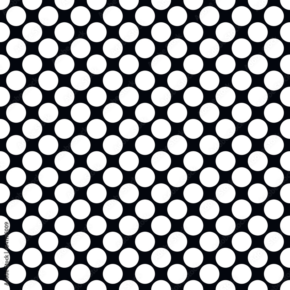 Abstract fashion monochrome polka dots background. Black and white seamless pattern with textured circles. Template design for invitation, poster, card, flyer, banner, textile, fabric. Halftone card Abstract fashion monochrome polka dots background. Black and white seamless pattern with textured circles. Template design for invitation, poster, card, flyer, banner, textile, fabric. Halftone card