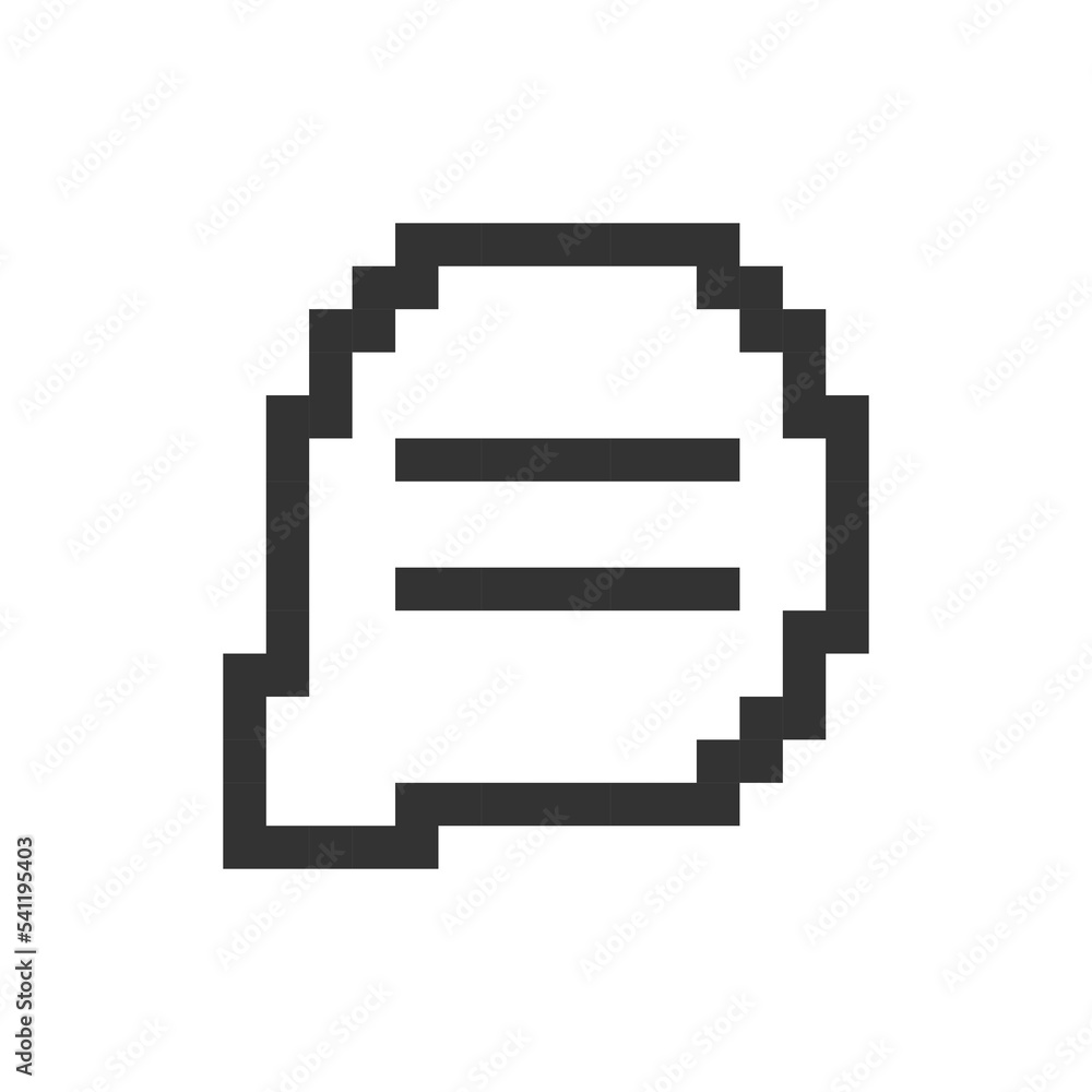 Buyer-to-seller chat pixelated ui icon. Real-time communication. Live conversation. Editable 8bit graphic element. Outline isolated vector user interface image for web, mobile app. Retro style Buyer-to-seller chat pixelated ui icon. Real-time communication. Live conversation. Editable 8bit graphic element. Outline isolated vector user interface image for web, mobile app. Retro style