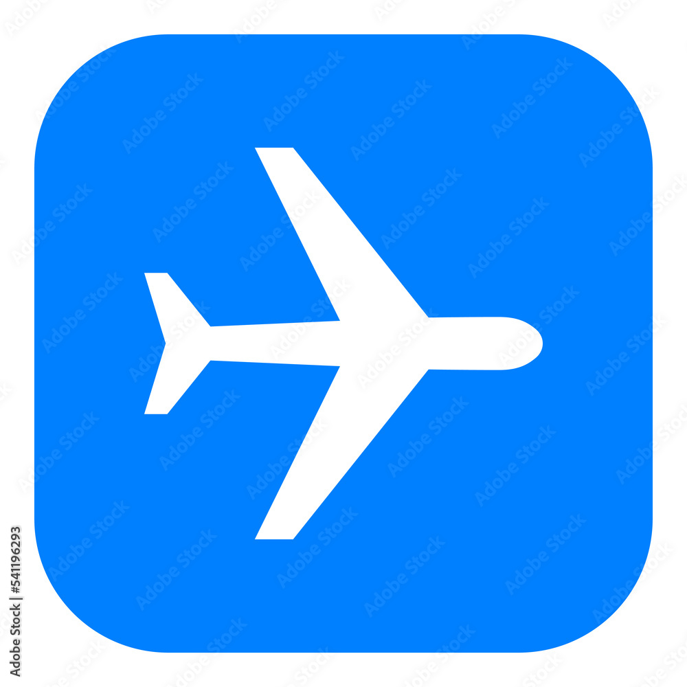 Flugzeug und App Icon Flugzeug und App Icon