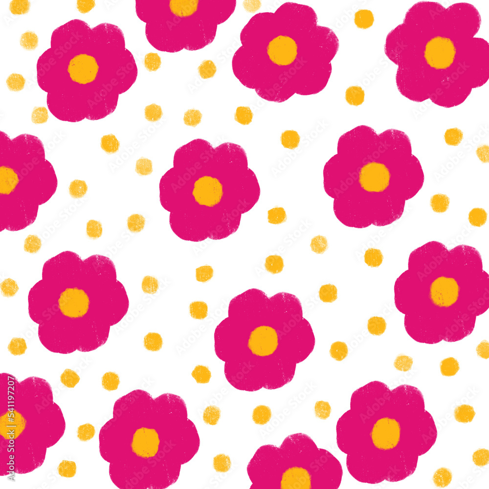 Bright stylish background with flowers.Beautiful background,template,pattern with flowers. Cute and bright flowers without a background. Backgrounds for stickers,prints,patterns with flowers.