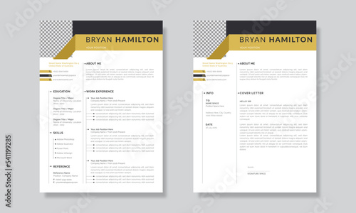 Clean and Creative Resume/CV Design