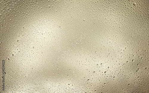 Glowing gray transparent background with contrasting water drops