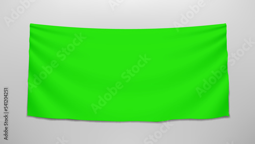 Green Chroma Key Photo Studio Banner Background