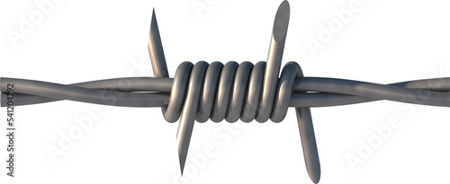 Obraz na płótnie barbed wire closeup