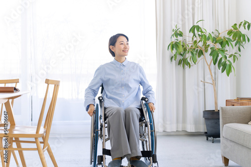 女性・身体障がい者・車椅子