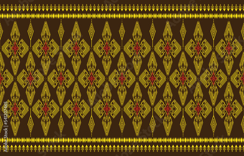 Sacral tribal ethnic motifs geometric vector background. Beautiful gypsy geometric shapes sprites tribal motifs clothing fabric textile print traditional design with triangles
