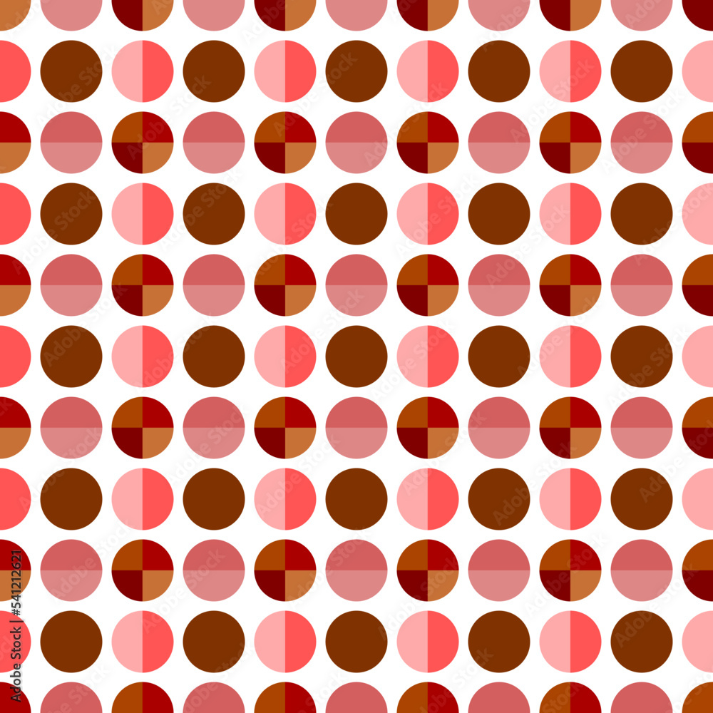 seamless pattern with circles design
