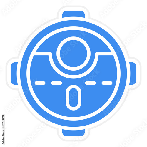 Robotic Vaccum Icon Style