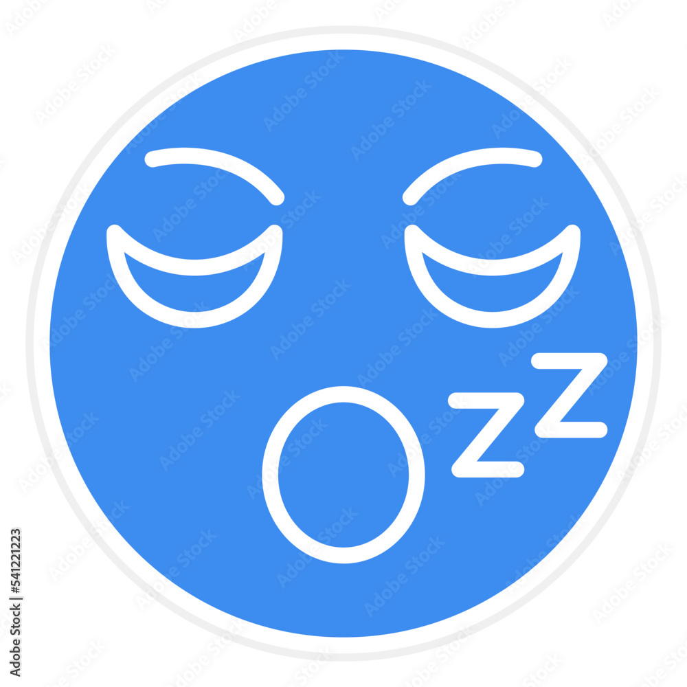 Obraz premium Sleepy Icon Style