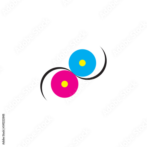 printing cylinder  logo icon vector symbol