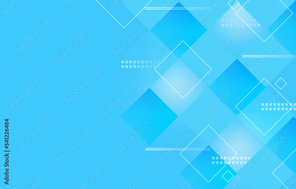 abstract hitech technology background with geometric triangle and gradient blue light color for graphics web illustration