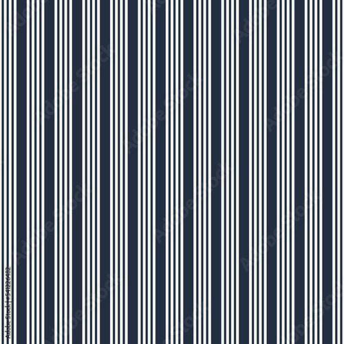 Navy Blue Stripe Wallpaper With Off White Background Vector