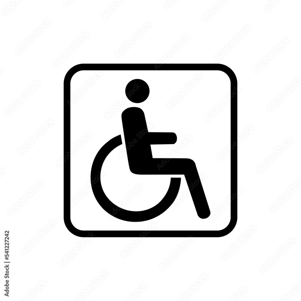 People with wheelchair icon vector design People with wheelchair icon vector design