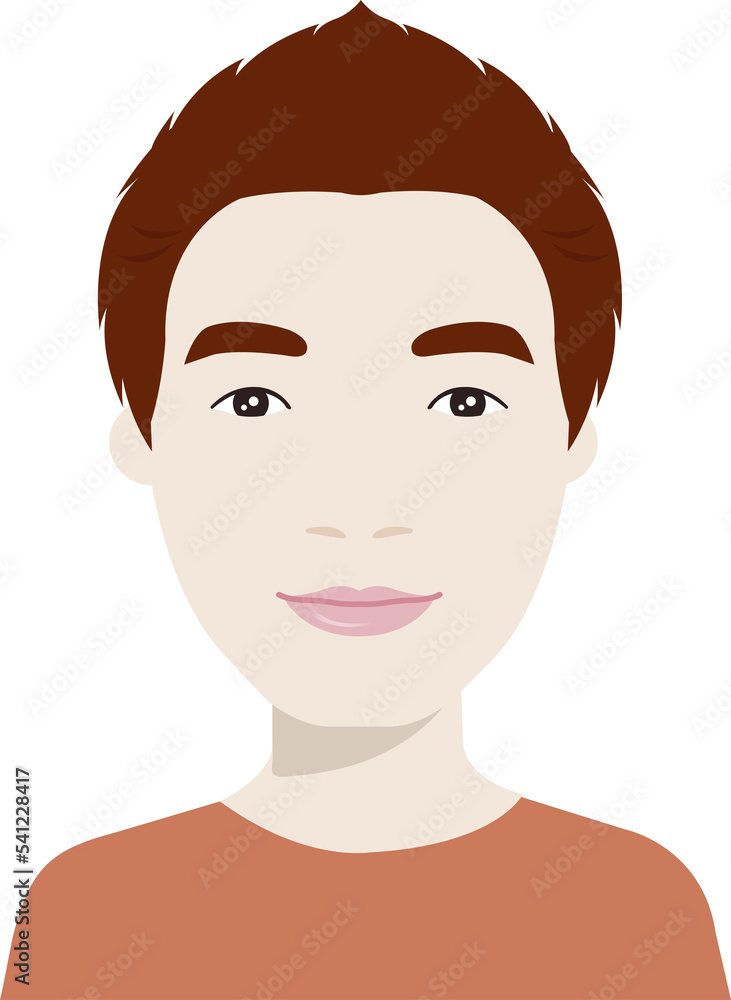 Cartoon cute man, people icon Cartoon cute man, people icon