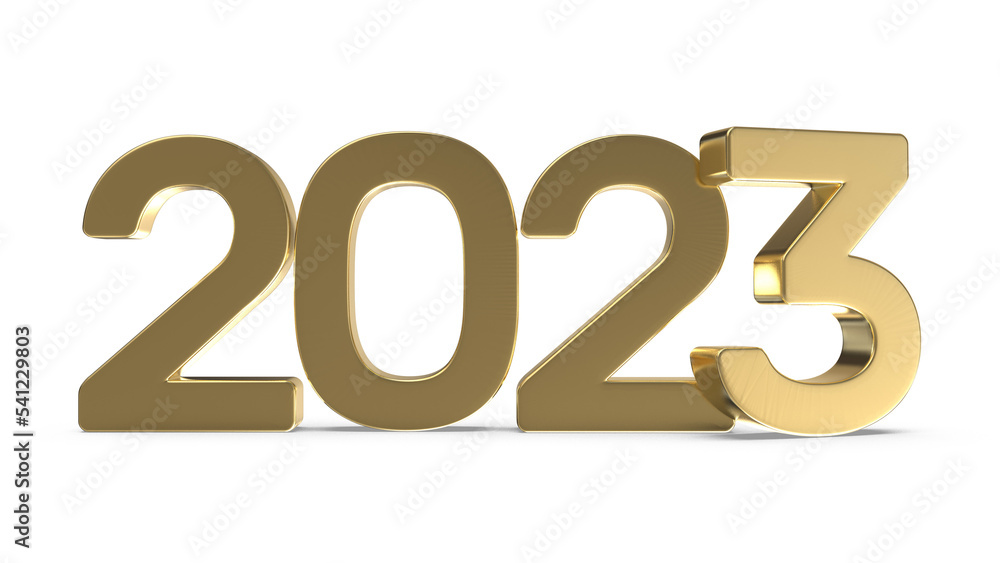 Happy New Year 2023 Number 3D Happy New Year 2023 Number 3D