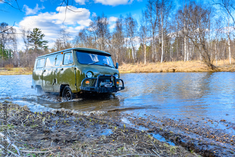 South Ural sport utility vehicle with a unique landscape, vegetation and diversity of nature in spring. South Ural sport utility vehicle with a unique landscape, vegetation and diversity of nature in spring.