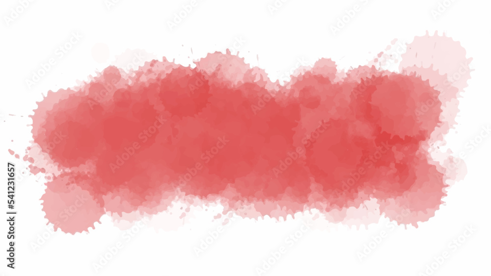 Fototapeta premium Red watercolor background for textures backgrounds and web banners design