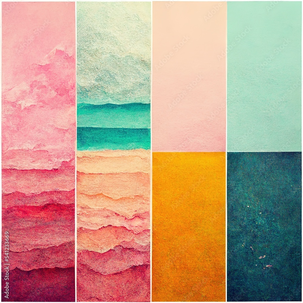 Fototapeta premium Soft Pastel soft pop minimalism, Created with AI, Created with Artificial Intelligence
