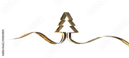 abstract christmas tree 3d ...