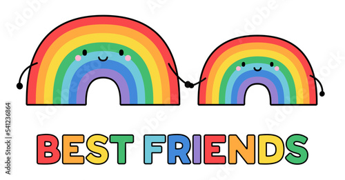 Rainbow best friends