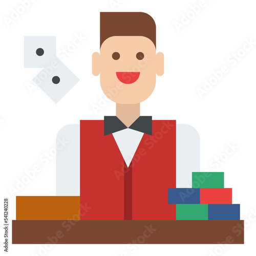 croupier bet gambling casino
