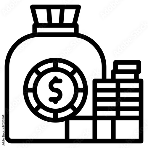 money bag bet gambling casino