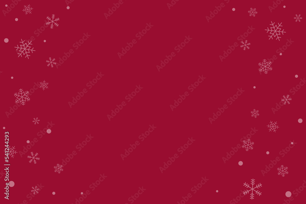 雪の結晶が散らばるクリスマス用背景 雪の結晶が散らばるクリスマス用背景