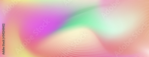 Abstract multicolored background made of wavy lines