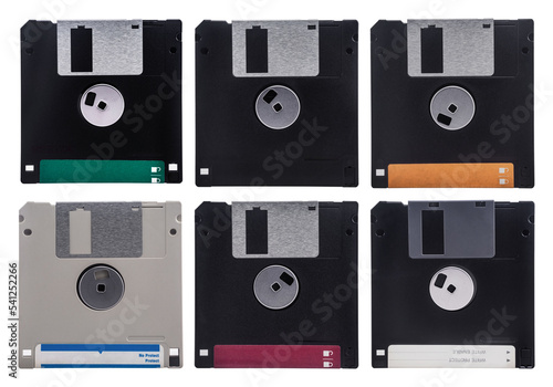 floppy disks isolated and save as to PNG file