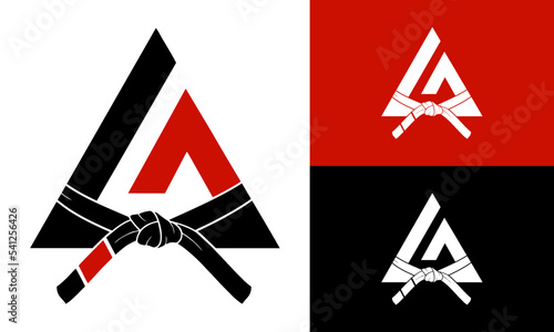 martial arts logo icon illustration