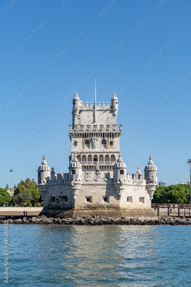 Belém Tower in Belém district, Lisbon, Portugal