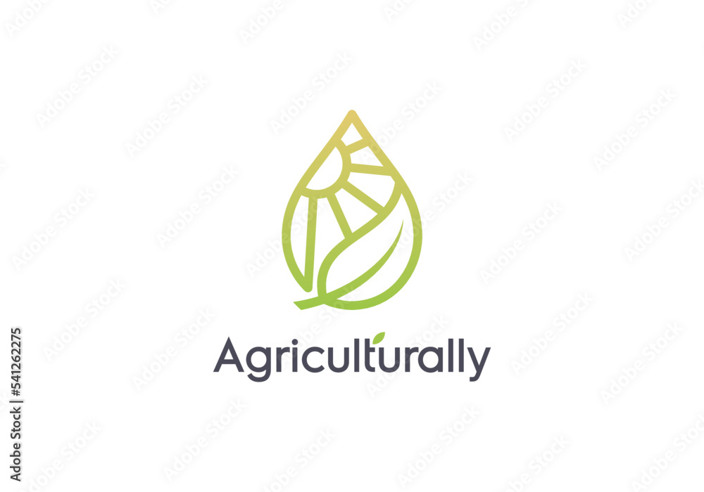 nature agricultural logo design templates nature agricultural logo design templates