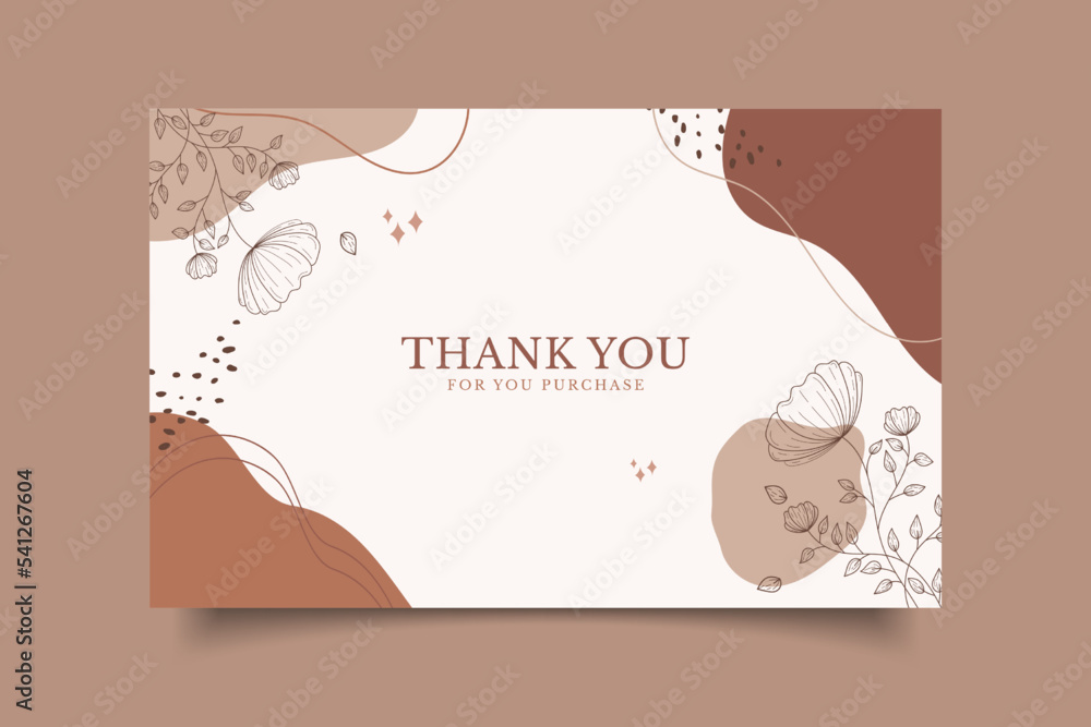 Thanks you bussiness card template design collection