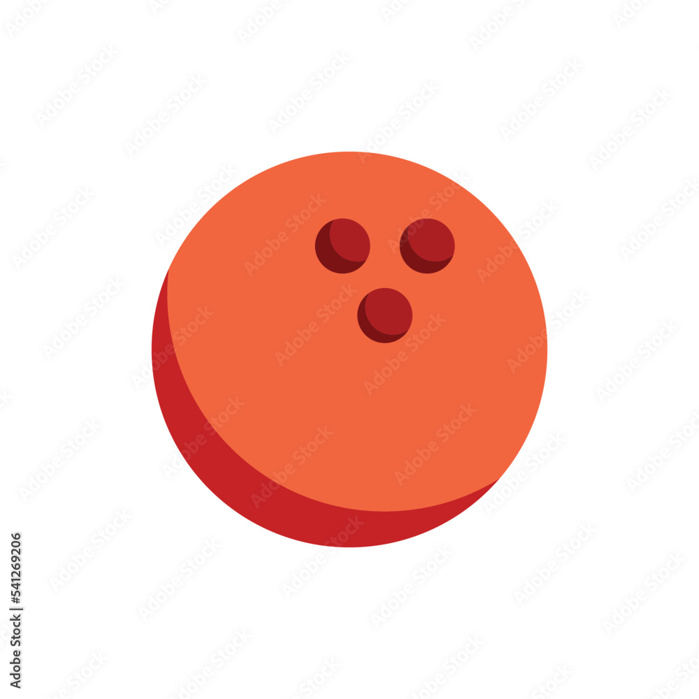 Fototapeta premium bowling ball icon design vector template