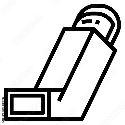 inhalator line icon