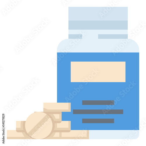 aspirin flat icon