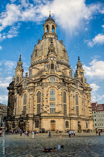 dresden, deutschland - kirche unserer lieben frau