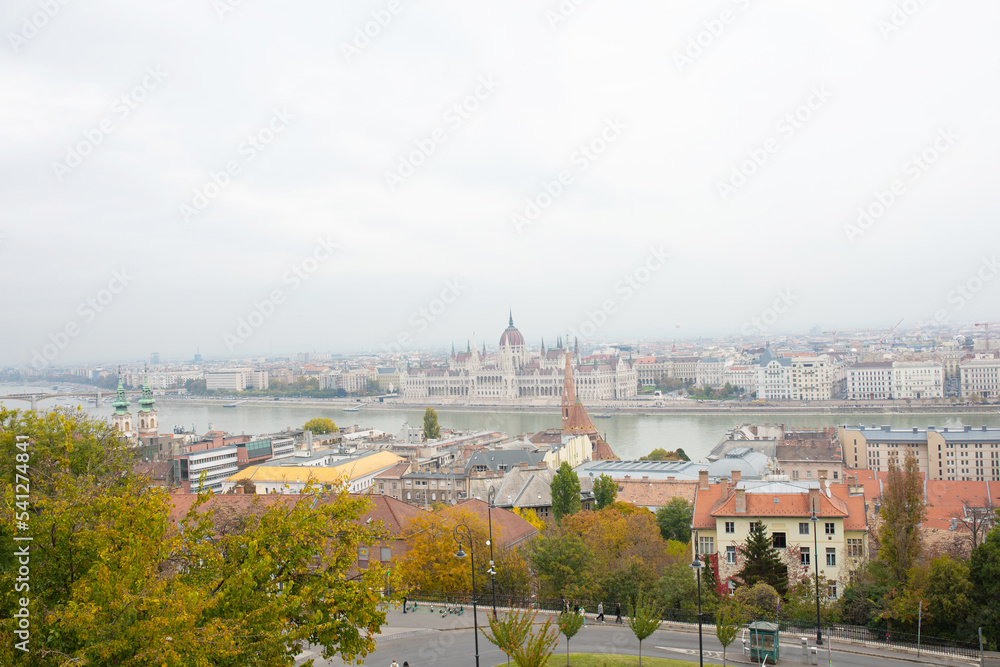 View of the Danube river and Royal Palace. 