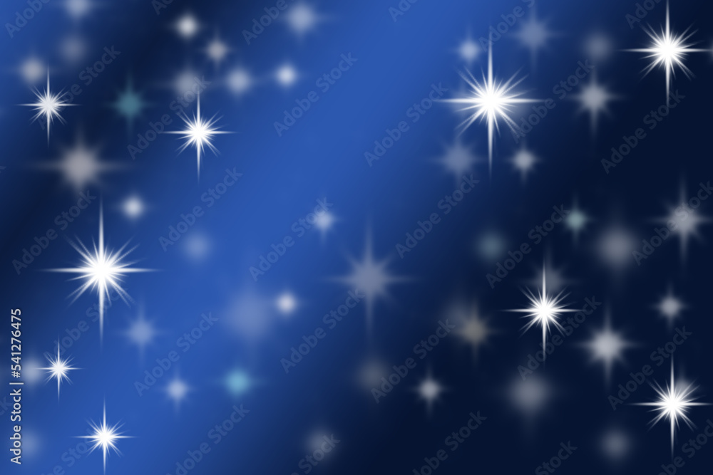 Shiny star lights on blue background. Abstract star background Shiny star lights on blue background. Abstract star background