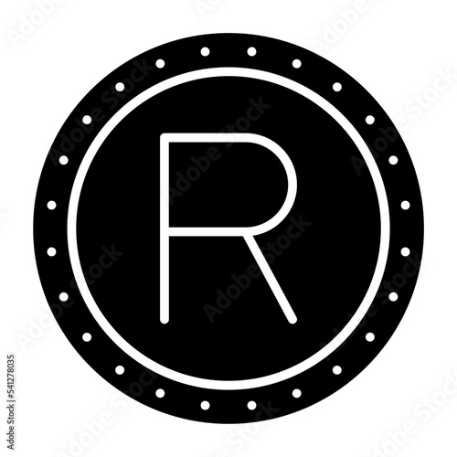 Rand Glyph Icon