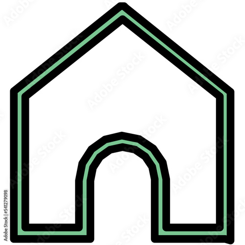 Webhome Colored Line Icon photo