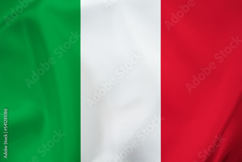 Italy flag natiional official symbol, texture object background. photo