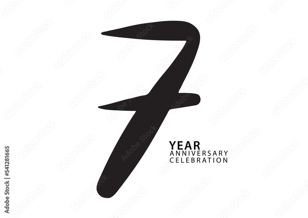 7-year-anniversary-celebration-black-color-logotype-vector-7-number-design-7th-birthday