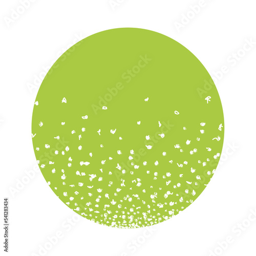 Sfondo cerchio colore lime