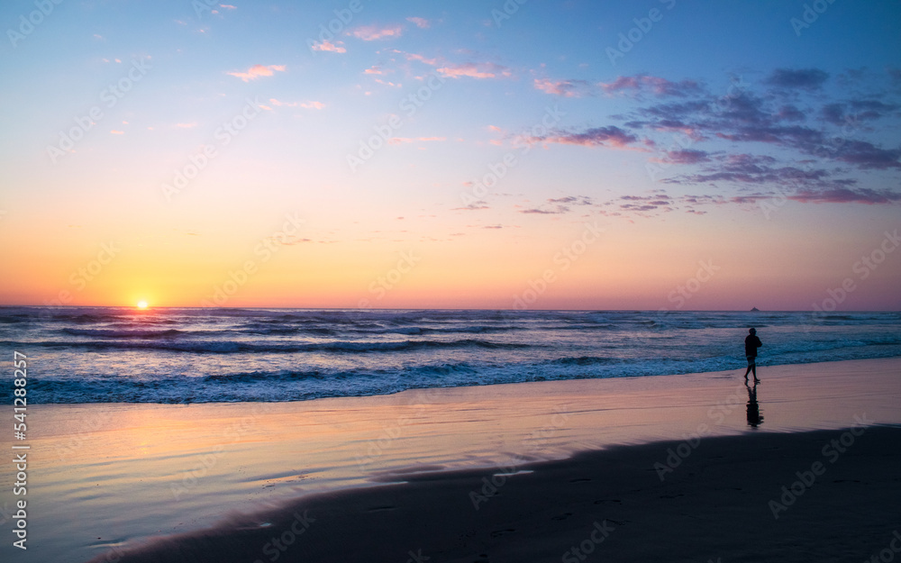 Sunset at Cannon Beach, Oregon