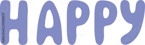 Happy sign illustration