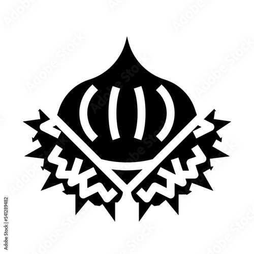 chestnut glyph icon