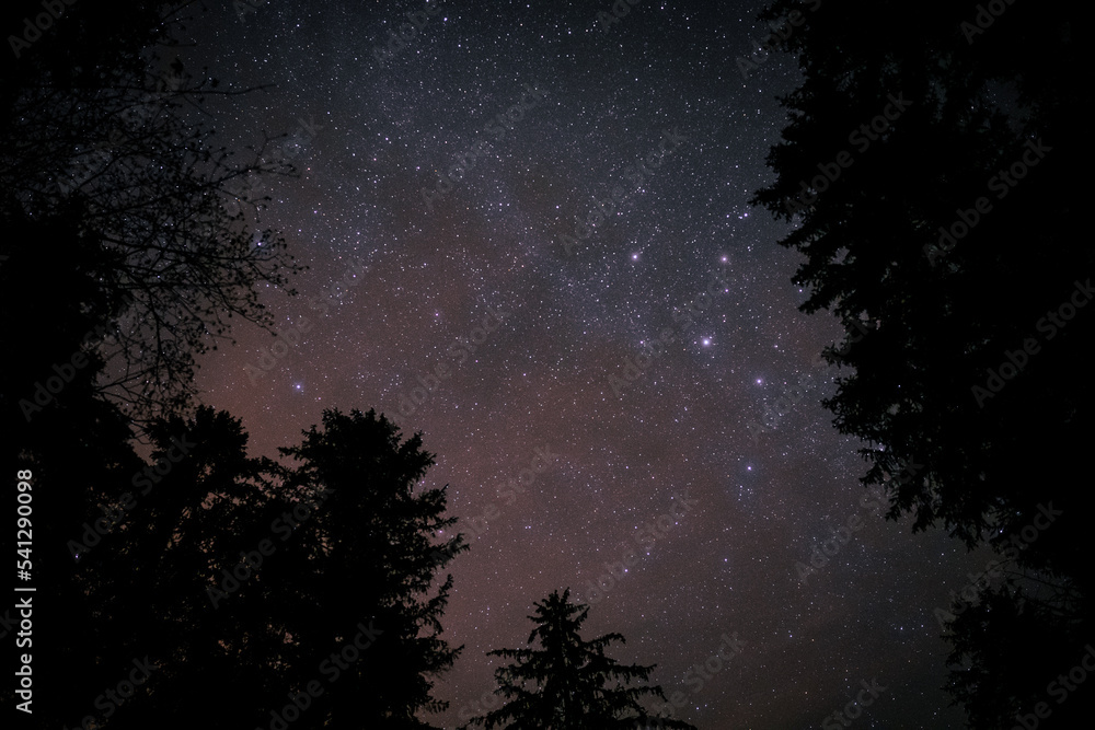 stars and milky way in the sky stars and milky way in the sky