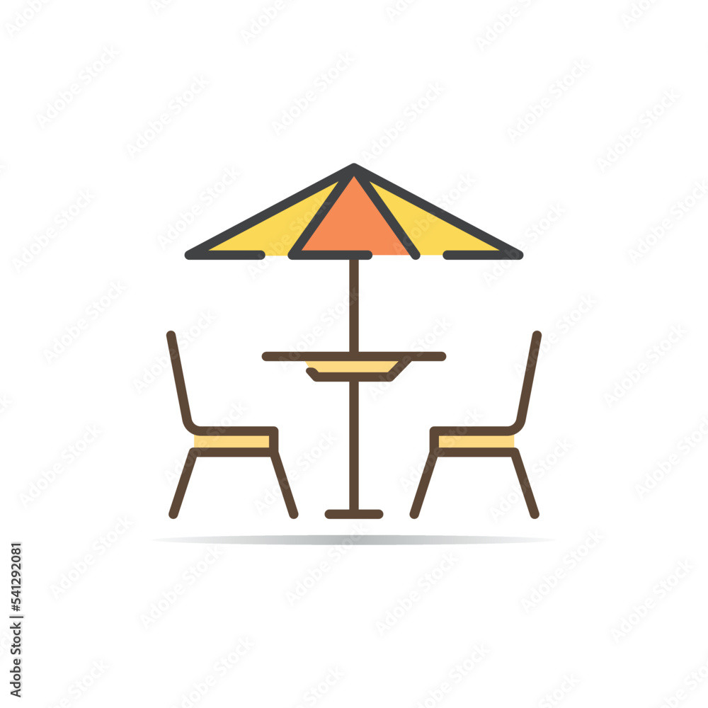 cafe table icon design vector template cafe table icon design vector template